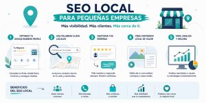pequeña empresa mejorando su posicionamiento SEO local
