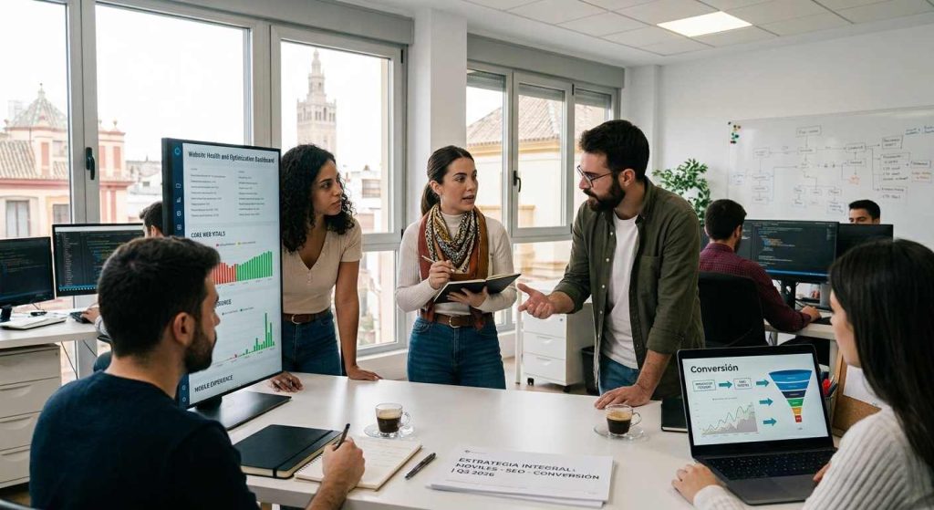 Optimización de una web para móviles, SEO y conversión de clientes