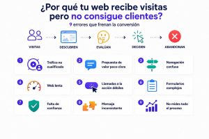 Web con muchas visitas pero pocas conversiones