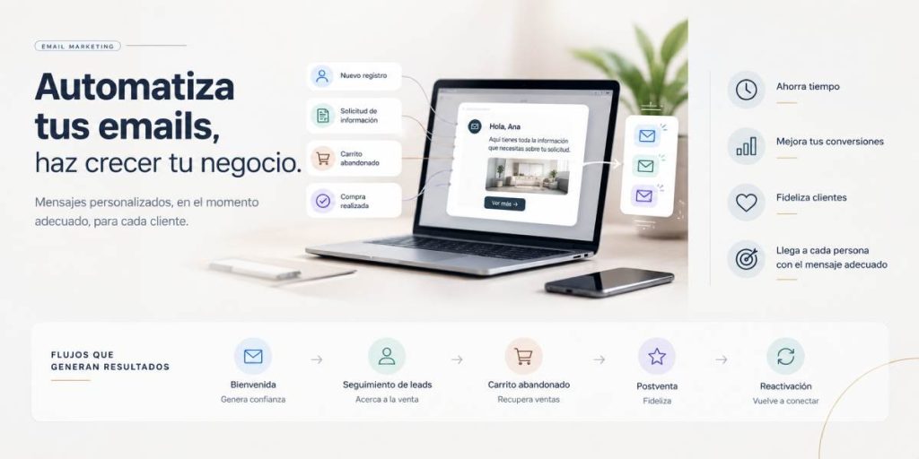 Automatización de email marketing para pymes en Sevilla