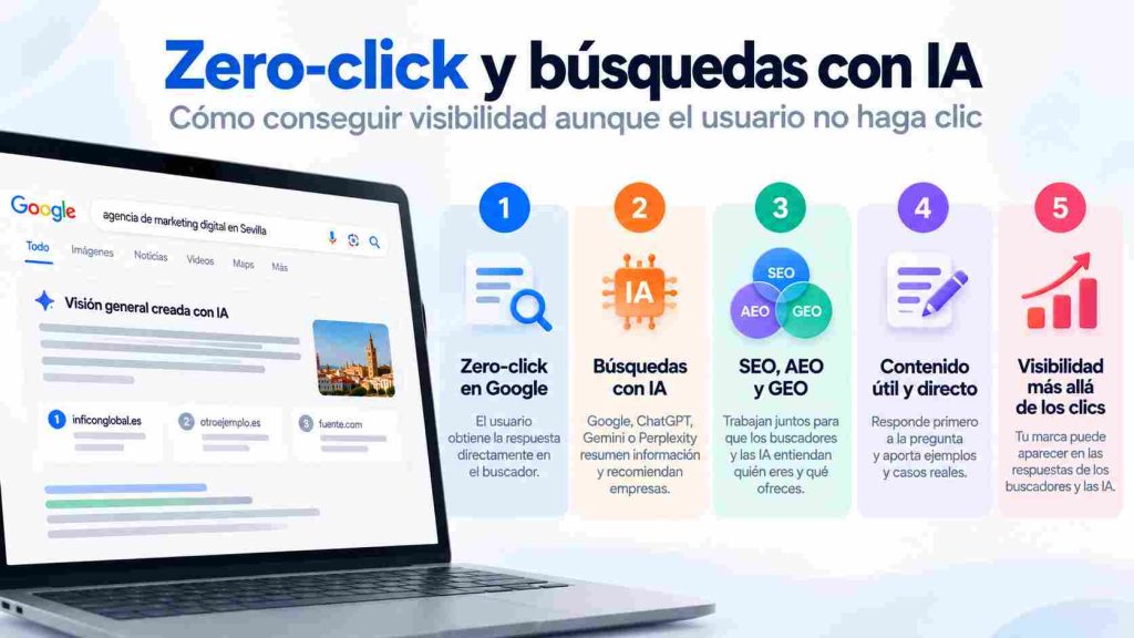 Búsquedas con inteligencia artificial y fuentes de información
